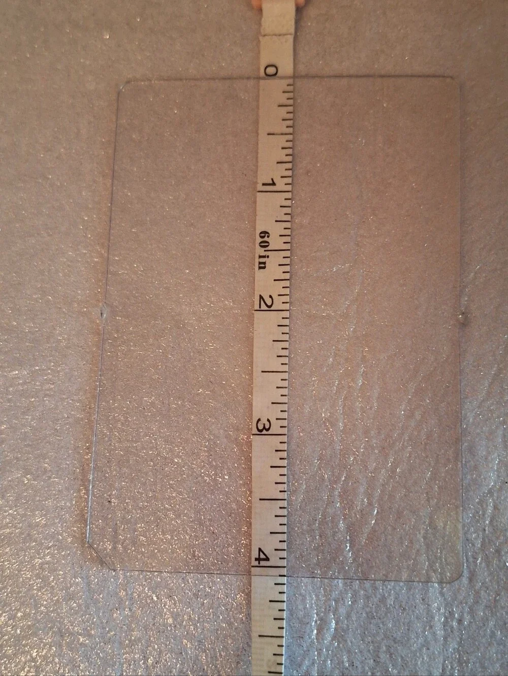 VTG. Mikasa Crystal Rectangle Frame Ribbed. Photo Insert Approx. 3x4